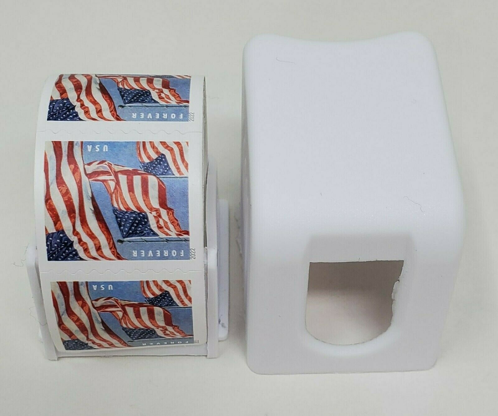 Stamp Roll Dispenser Holder for A Roll of 100 Forever Stamps, Holder for  2023 Stamps Postage Forever Roll of 100, Organizer for Postage Stamps  Forever Office Desk